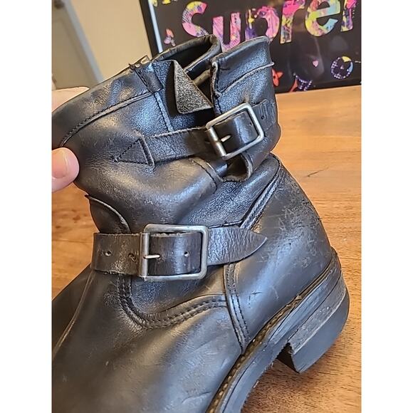 Vintage CHIPPEWA Steel-Toe Engineer Boots with Vibram Soles, Size 8D - Picture 10 of 16